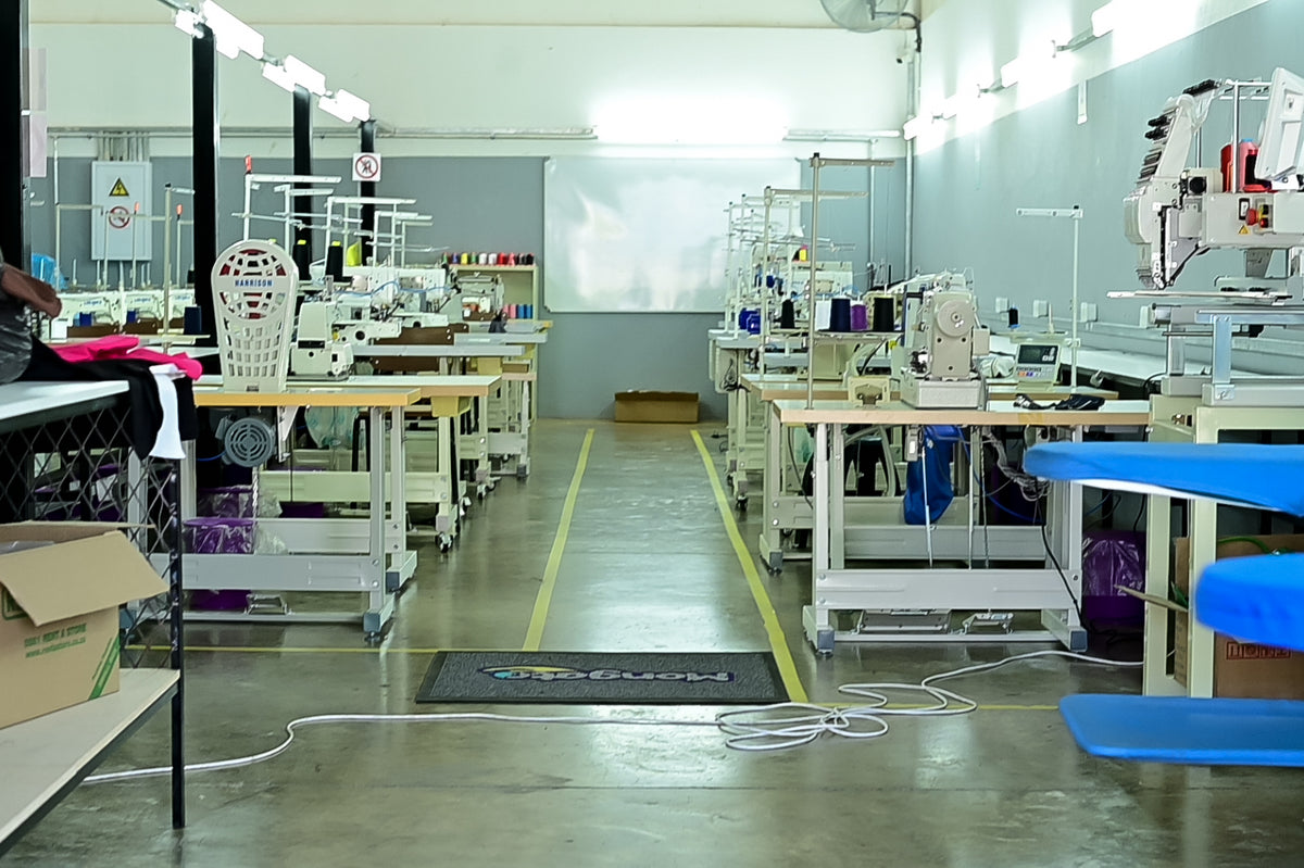 Production line at the HomeLand factory