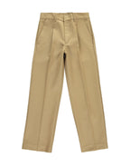 HomeLand School Long Pants in brown, front view