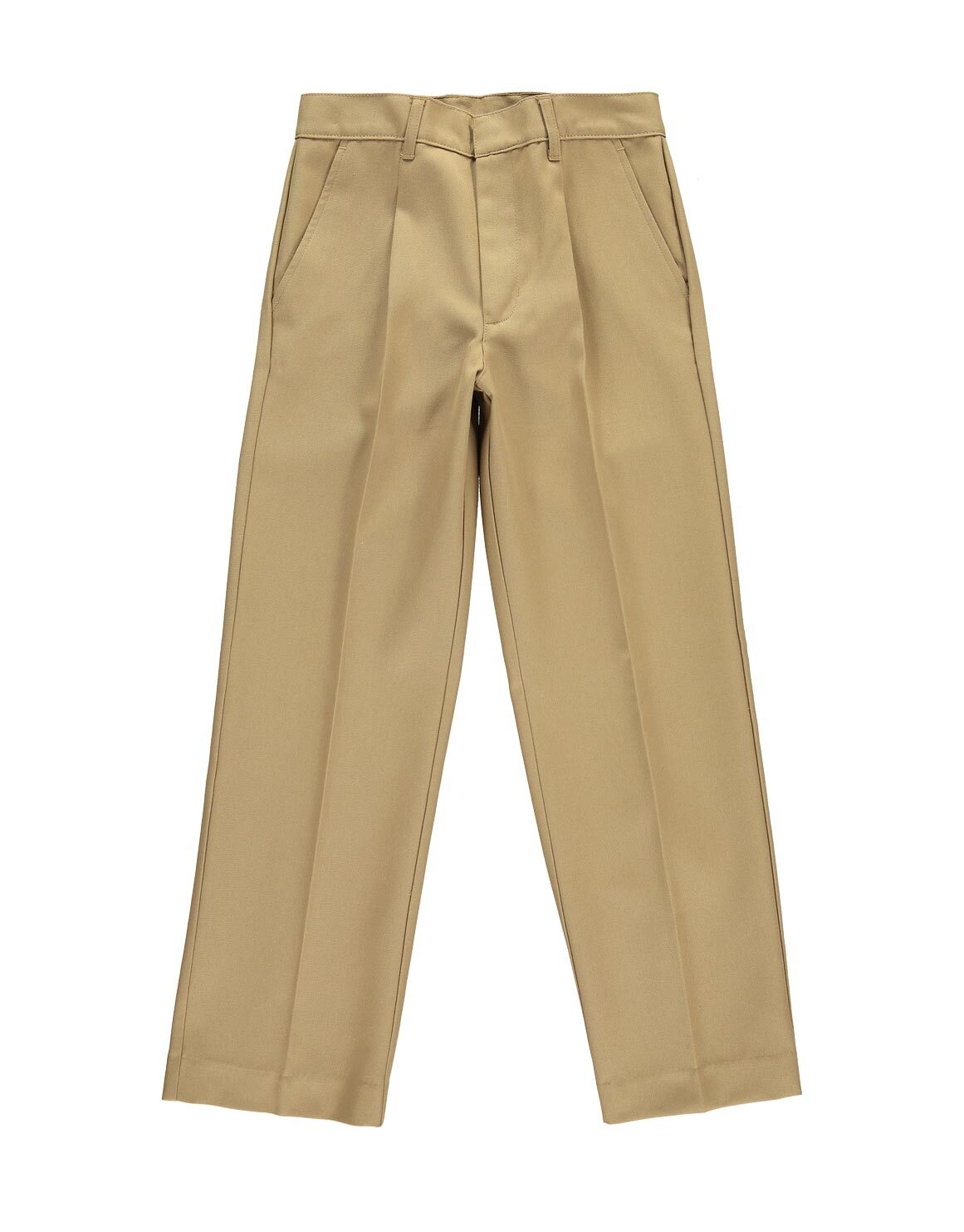 HomeLand School Long Pants in brown, front view