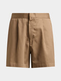 HomeLand School Short Pants in brown, front view