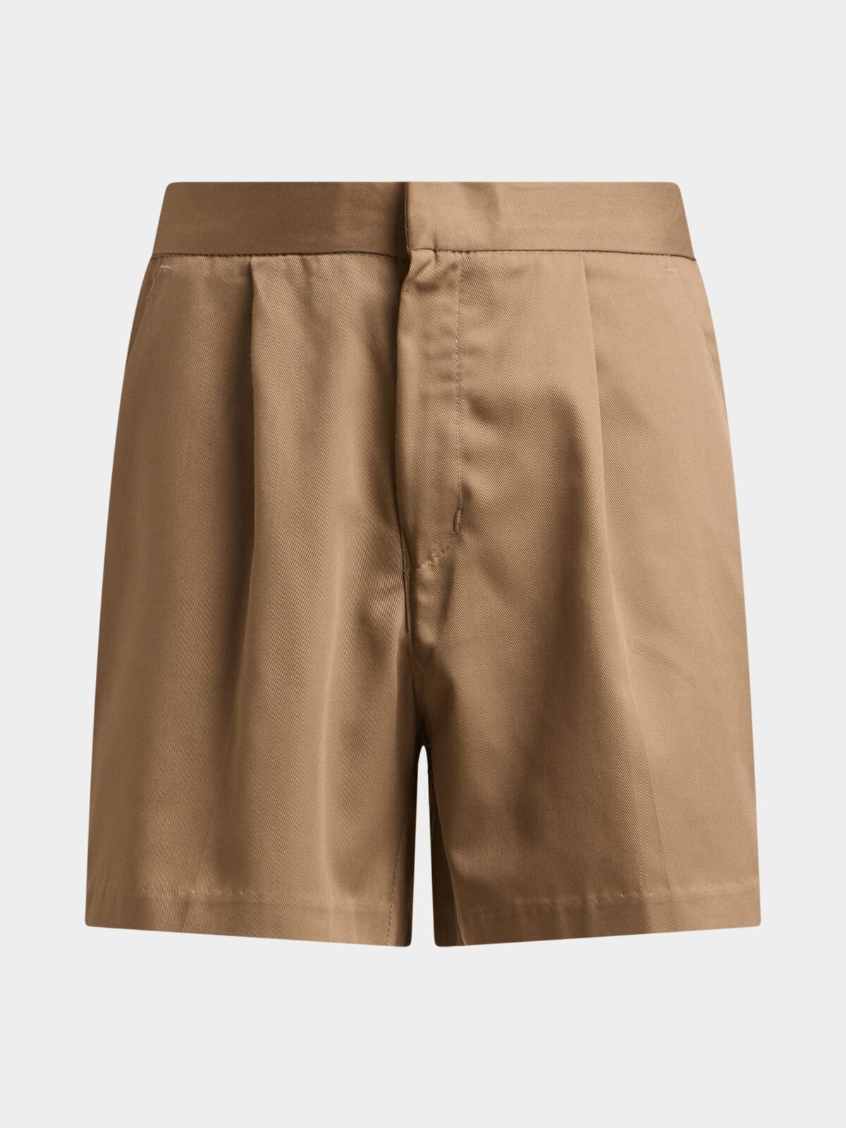 HomeLand School Short Pants in brown, front view
